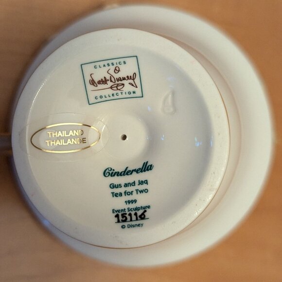 WDCC Gus & Jac "Tea for Two" From Cinderella Retired Signature Collection - Picture 15 of 15